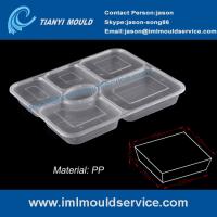 Buy cheap disposable easylunchboxes 6-compartment thin wall food containers mould with a product