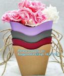 OEM Logo Printed Paper Packaging Bag Custom Good Quality Flower Carrier Bag,Art