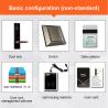 Buy cheap Smart Hotel Door Lock In Black Or Grey RFID Card Access Zinc Alloy Body from wholesalers