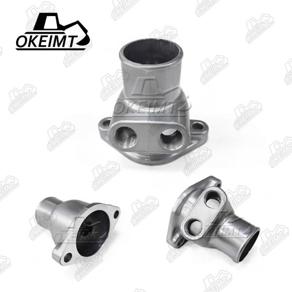 Buy cheap Aluminum Water Outlet Connection For 4JG1 Diesel Engine Thermostat Upper Seat Double Holes from wholesalers