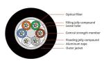 Underground direct buried FRP Strength Member Double Armored Fiber Optic Cable