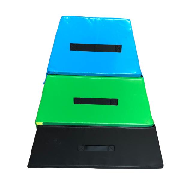 Buy cheap Trapezoid Three Layers Gym Pommel Horse / Soft Play Toys Customized Color from wholesalers