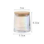 Custom 10oz 300ml Colorful Glass Candle Cup Vessels Clear Glass Candle Jars