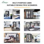 Customizable Size and Fully Enclosed Privacy Level Soundproof Office Pod