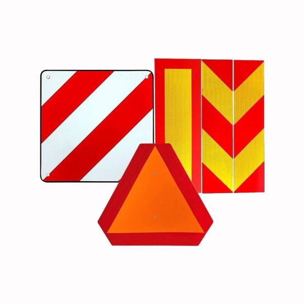 Buy cheap Customized Chevron Rear Marking Reflective Aluminum Plates for Heavy Vehicle from wholesalers