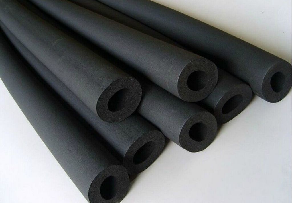 White Pre Slit Insulation Rubber Foam with Adhesive 8mm*10mm or Customizable