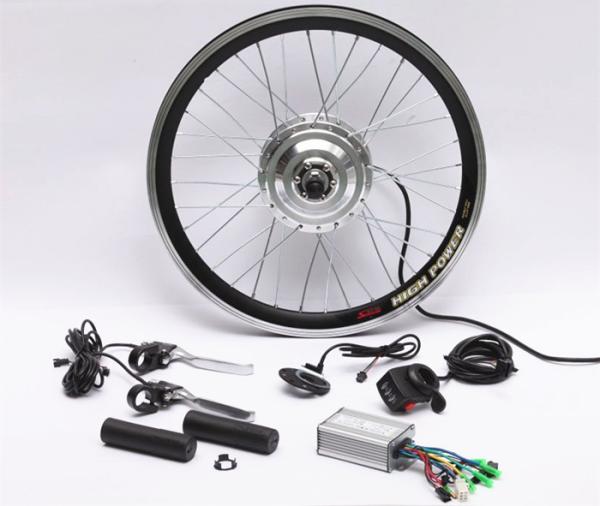 26" Alloy Rim Off Road Electric Bike Conversion Kit With Bottle Type Lithium