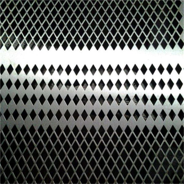 Buy cheap Diamond Perforated Sheet Metal , Perforated Aluminum Plate Hexagonal Hole from wholesalers