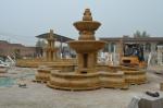 Outdoor Decoration White Marble Stone Water Fountain