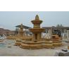Buy cheap Outdoor Decoration White Marble Stone Water Fountain from wholesalers