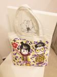 hot-transfer canvas shopping bag