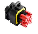 AMPSEAL 8 Way Female Housing Sealed Automotive Connectors 776286-1 4.0mm Pitch 3