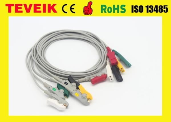 Buy cheap SPACELABS patient monitor device ECG Cable 700-0006-09 5 leads Clip IEC from wholesalers