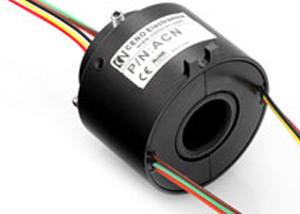 Buy cheap 6 - Circuit Through Bore Slip Ring 0-300rpm Under 50 Mbps For Package Equipment from wholesalers