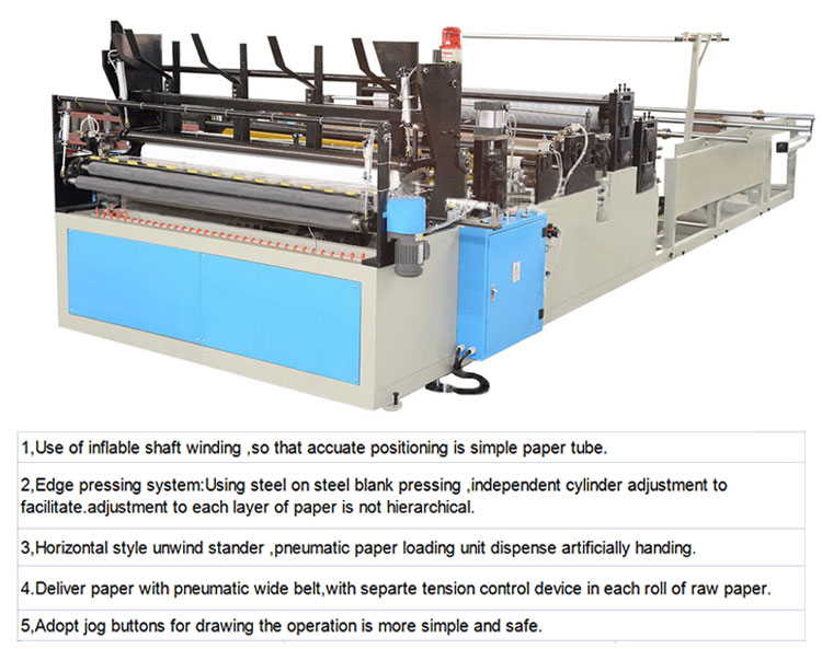 2 lines V fold toilet tissue making machine with embossing and gluing