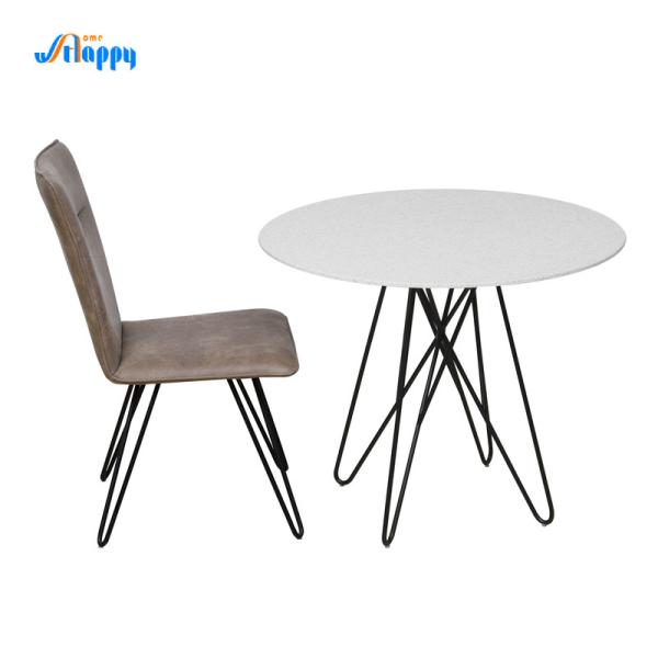 Buy cheap Diameter 900mm Modern Customized Ceramic Kitchen Tables, Knock-Down, Indoor Type DT-1024 from wholesalers