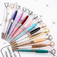 Buy cheap 2.5g Ink Color Red Big Top Diamond Pen Multi Color Diamond Crystal Ballpoint product