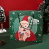 Buy cheap Christmas Santa Claus Personalised Paper Tote Bags 30*27*12cm from wholesalers