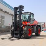 All Terrain 4WD Forklift 3.5 Ton Heavy Duty Handling Truck Forklifts