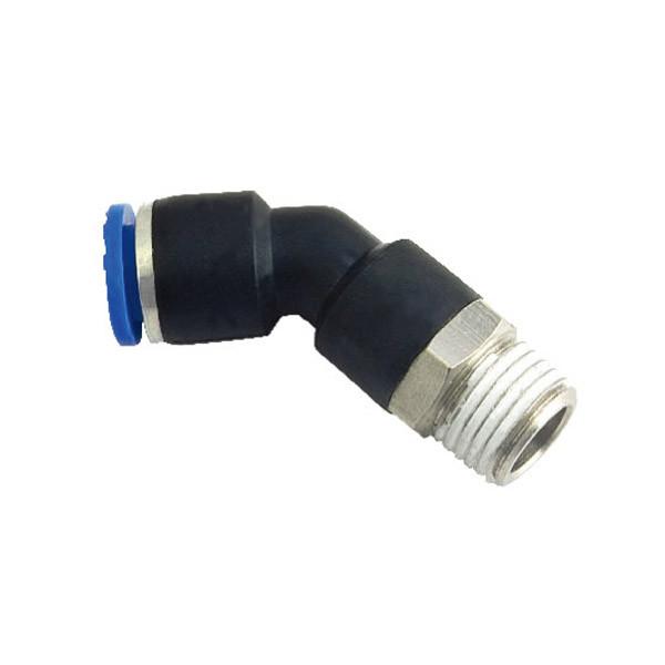 Buy cheap PLH 45 degree Elbow Female One Touch Pneumatic Fitting PT thread from wholesalers