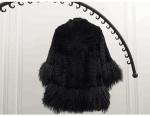 Fashion Bright Color Puffer Down Coat Fur Coat OEM For Women