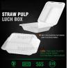 Buy cheap disposable takeout box for lunch, carry out container, meal prep food container Pla lunch box from wholesalers