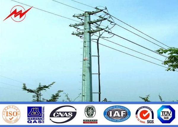 Buy cheap Conical 138kv Power Tower Transmission Pole 30m / 60m from wholesalers