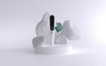 PET Handle Rechargeable Wireless Hair Straightener Brush
