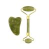 Buy cheap 14×5CM Green 100% Real Genuine Jade Roller Gua Sha Set Eyes Face Slimming from wholesalers