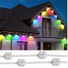 Buy cheap Outdoor Christmas Decoration 160 Led RGBW SMD5050 Eave Lights with Remote Control from wholesalers