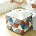 Clothing box canvas cotton linen folding Oxford cloth storage toy storage