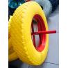 Buy cheap Black Yellow Orange Solid PU Foam Wheels For Barrow from wholesalers