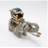 Buy cheap Elephant jewelry boxes rhinestone animal gift box for jewelry wedding gift from wholesalers
