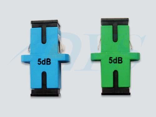 Buy cheap SC Green / BLUE Simplex Fiber Optic Attenuator For Overpowered Fiber Optic Systems from wholesalers