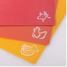 Buy cheap 4 Set Houseware Plastic Products Flexible Cutting Board Mats With Food Icons from wholesalers