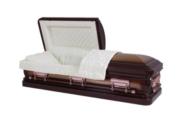 Buy cheap Almond Velvet Interior Cremation Caskets , Stainless Steel Casket Anti Corrosion from wholesalers