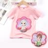Buy cheap Kids Short Sleeved Cotton Sequins Summer Clothing Double Sided Color Changing Top from wholesalers