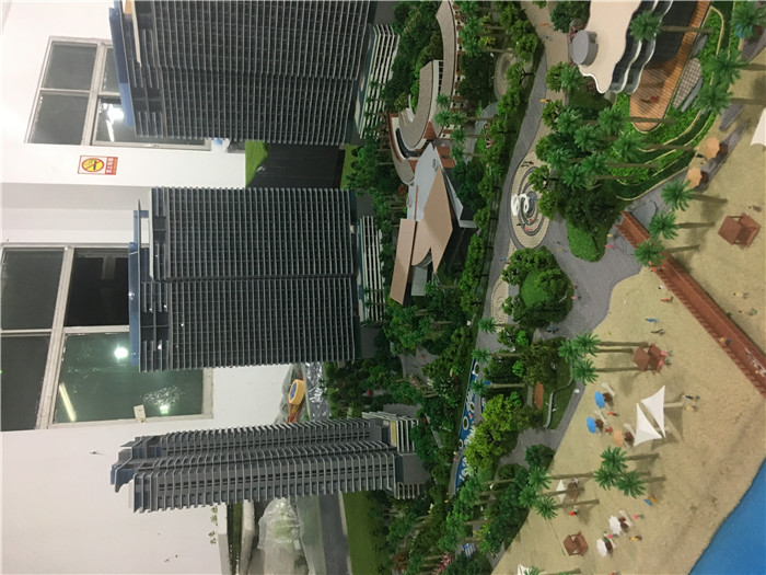 1/75 Scale Architectural House Models Builder With Light / High Rise Scale