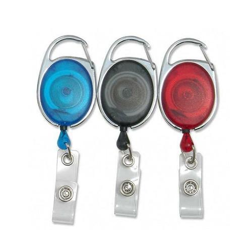 Buy cheap Transparent Retractable Reel Badge Holder With Vinyl Strap Safety Promotional Retractor from wholesalers