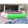 Buy cheap Aquatic Green / White Jumping Inflatable Water Toy , PVC 5m Diameter Water Trampoline from wholesalers