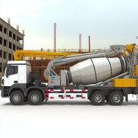 Buy cheap 1580mm Filling Height 130m3/H HB39K 39m Truck Mounted Concrete Pump product