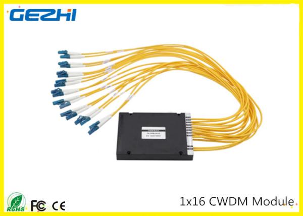 Buy cheap 1x16CH CWDM Mux Demux Module 1260~1620nm LC connecter Multiple wavelengths to choose from wholesalers