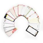 Personalized Floral Magnetic Fridge Notepads Sticky Refrigerator To Do List