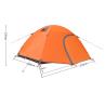 Buy cheap Ultralight 3-4 Person Doule Layer Tent Double Door 4 season Camping Tent(HT6011) from wholesalers