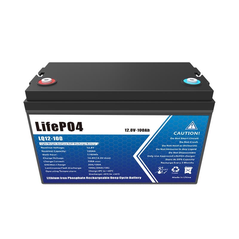 12v Dependable Lithium-Ion Rechargeable Battery Capacity 100ah Extended Life Reliable Charging