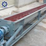 Cement Clay Powder 250mm Fixed Screw Fertilizer Conveyors at Belt Conveyor