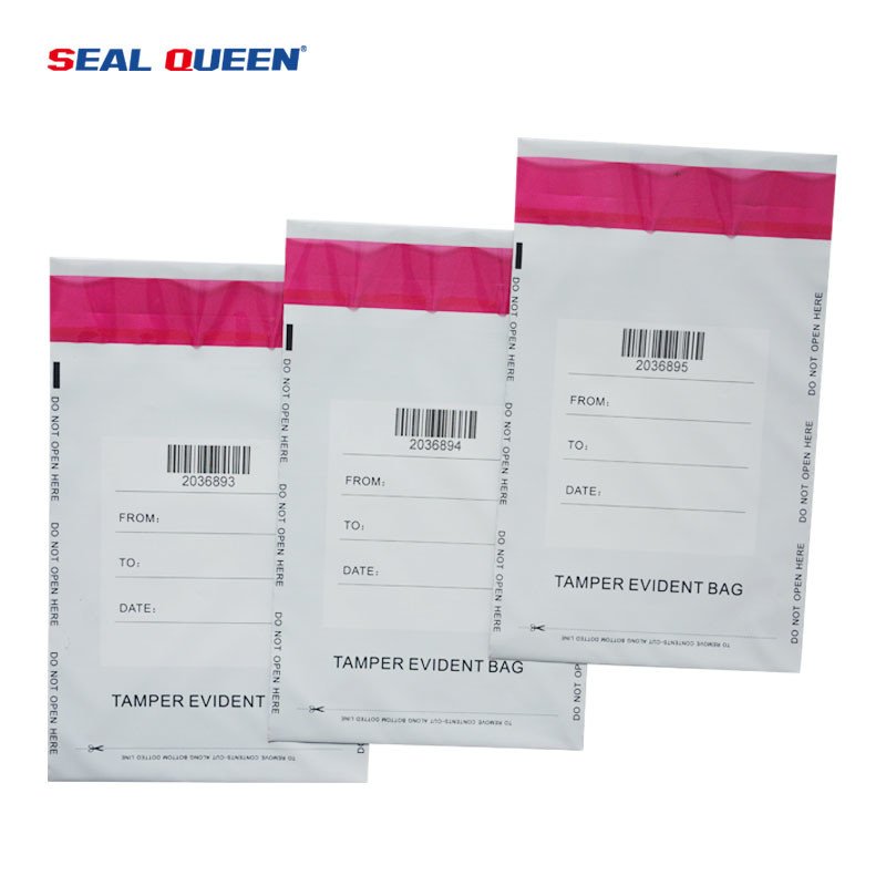 Confidential Plastic Tamper Evident Transportation Packing Security Bags Custom Design