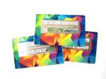 Color Printed Stainless Steel Metal ID Card With Laser Cut Logo 85x54x0.5mm