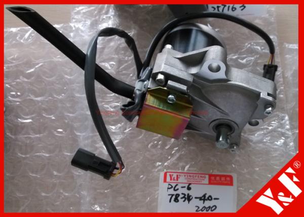 Buy cheap 7834-40-2000 / 7834-40-2001 Komatsu Excavator Parts Throttle motor for PC200 - 6 from wholesalers