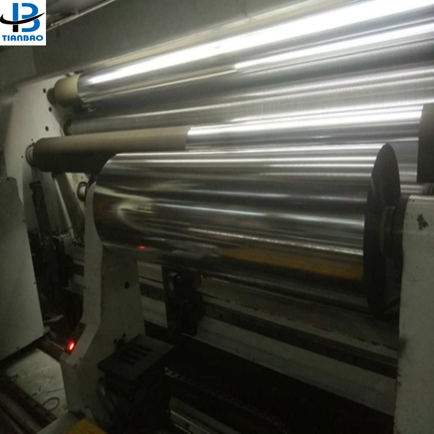 75 Micron PET Film VMPET Metallized Film with Multiple Extrusion Processing Method